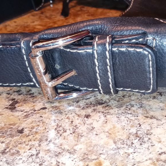 MICHAEL KORS BLACK PEBBLED LEATHER HOBO BAG - Picture 10 of 13